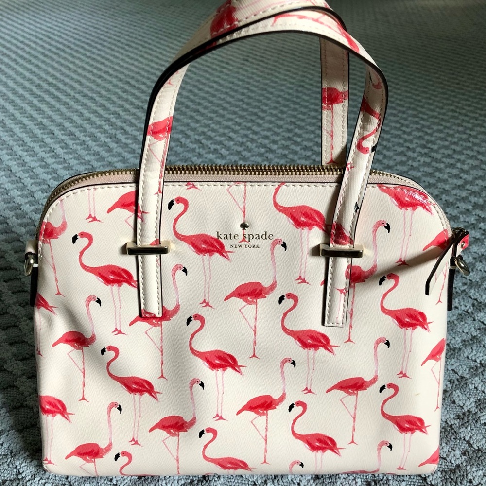 Kate Spade Flamingo Cedar Street Handbag